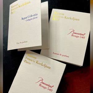 Maison Francis Kurkdjian Baccarat Rouge, Extrait and Aqua Celestia set